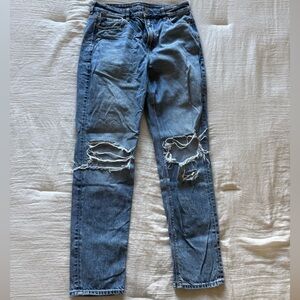 American Eagle Outfitters Blue Straight Leg Jeans